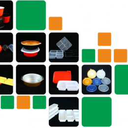 Fast food boxes of various materials